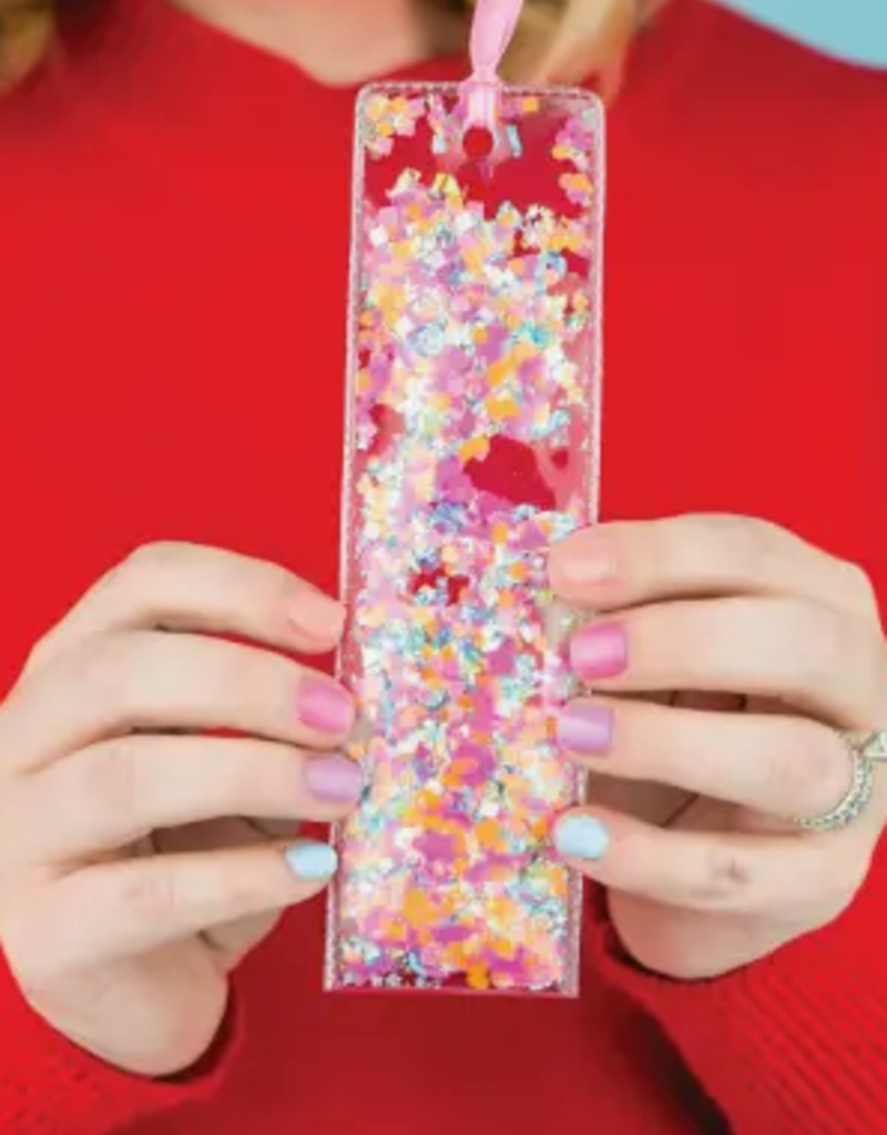 Taylor Elliott Designs Multi Confetti Bookmark w/ Name