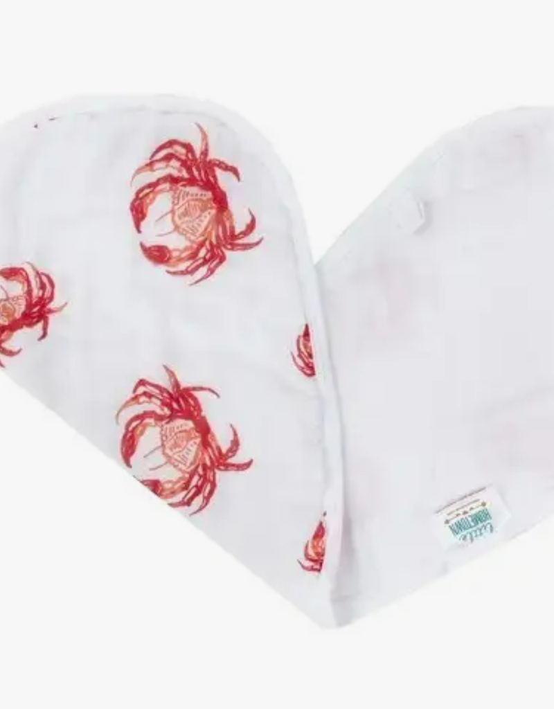 Little Hometown Pink Crab Burp & Bib Set