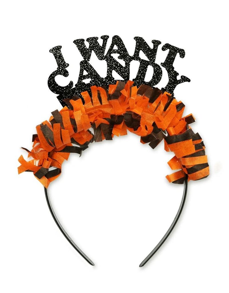 Festive Gal I Want Candy Adult Party Headband