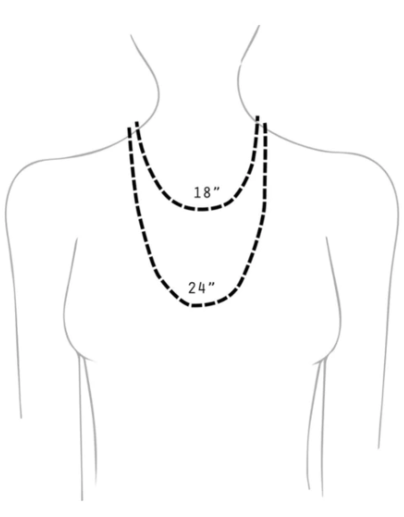 Mimosa Handcrafted Bronze Mama Bar Necklace