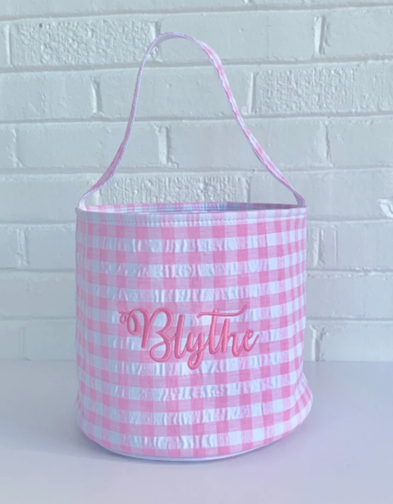 Bayou Blanks Easter Bucket w/ Embroidered Name