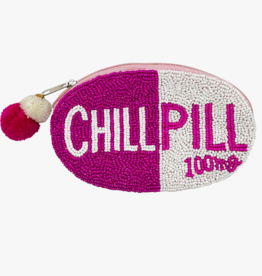 Ole Chill Pill Beaded Coin Purse