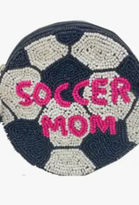 Ole Soccer Mom Beaded Coin Purse