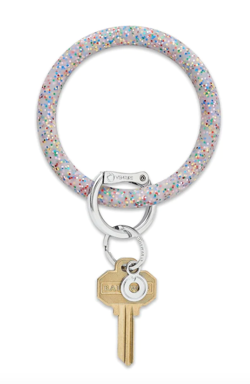 Big O Silicone Confetti Key Ring - The Old School