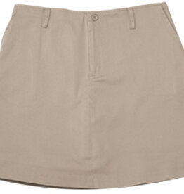 K-12 Stretch Khaki Skort 3-6X