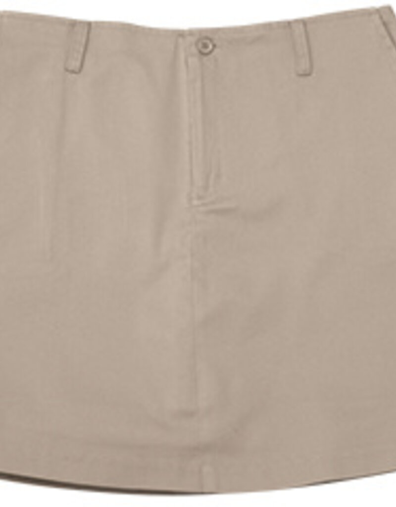 K-12 Stretch Half Size Khaki Skort FINAL SALE