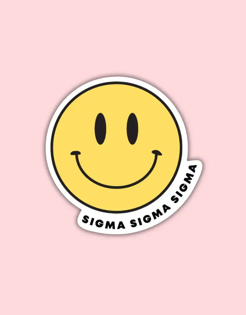 Ever Row Sorority Smile Sticker