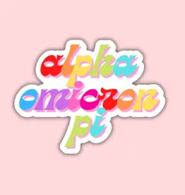 Ever Row Sorority Rainbow Sticker