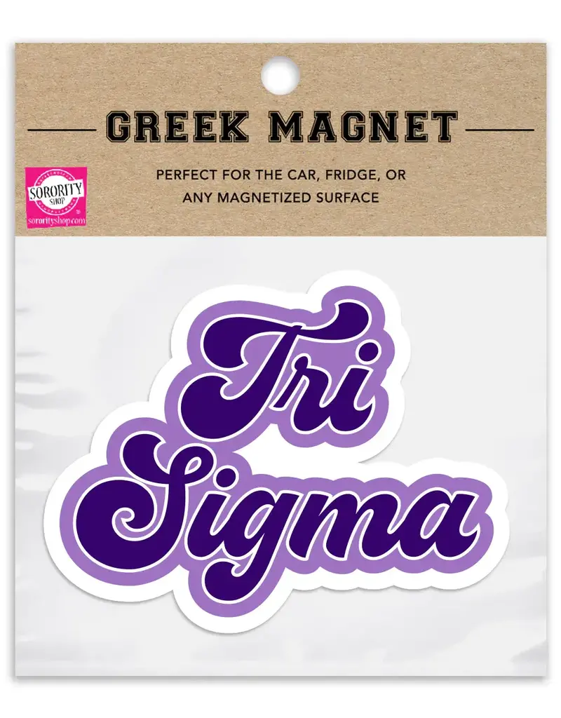Sorority Shop Greek Car Magnet