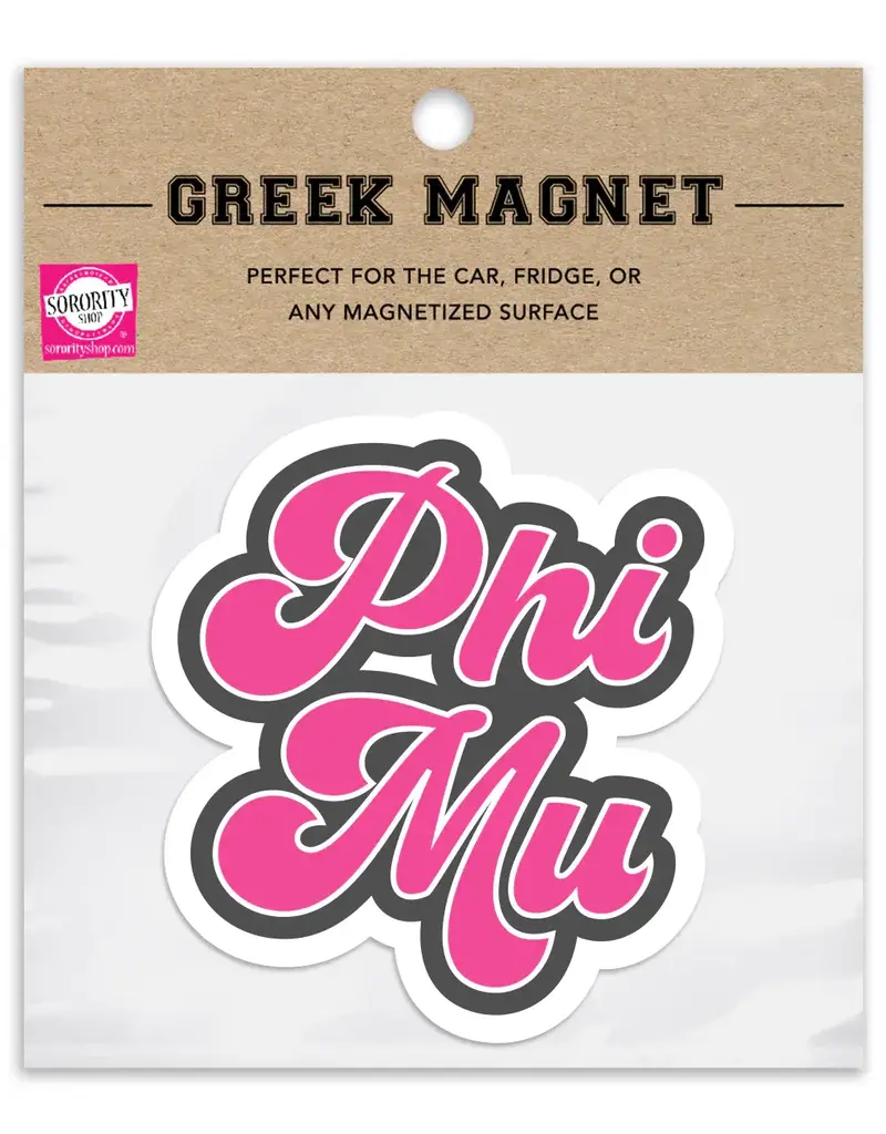 Sorority Shop Greek Car Magnet
