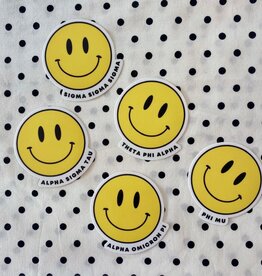 Ever Row Sorority Smile Sticker