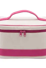Mainstreet Collection Pink Canvas Train Case