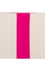 Mainstreet Collection Pink Canvas Finley Pouch