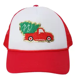 Sparkle Sisters Christmas Tree Truck Hat