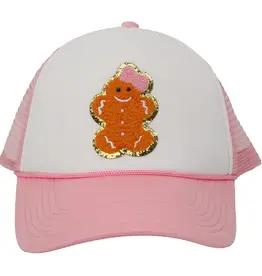 Sparkle Sisters Gingerbread Girl Trucker Hat