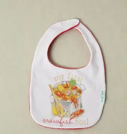 Nola Tawk My First Crawfish Boil Cotton Bib