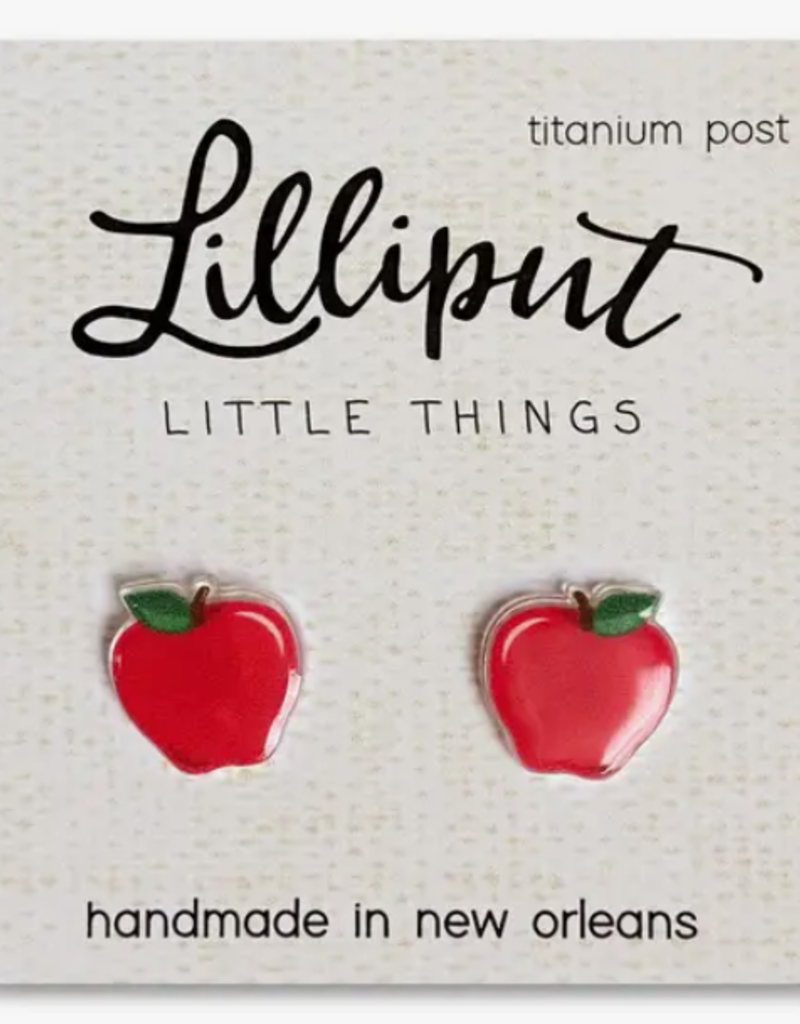 Lilliput Little Things Apple Earrings