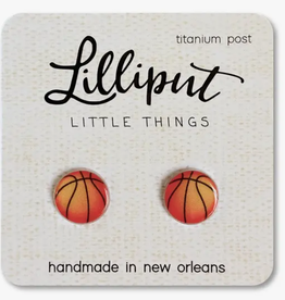 Lilliput Little Things Basketball Earrings