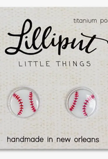 Lilliput Little Things Baseball Earrings