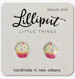 Lilliput Little Things Birthday Cupcake Earrings