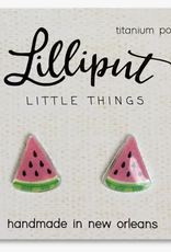 Lilliput Little Things Watermelon Fruit Earrings