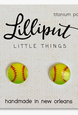 Lilliput Little Things Softball Earrings