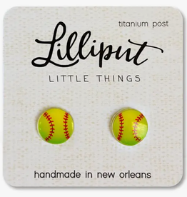Lilliput Little Things Softball Earrings