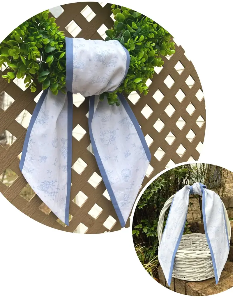 The Royalty Collection Two Color Toile Sash