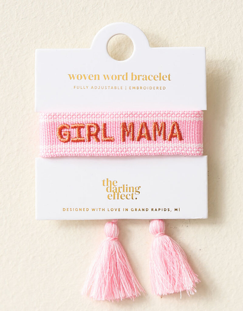 The Darling Effect Girl Mom Woven Bracelet