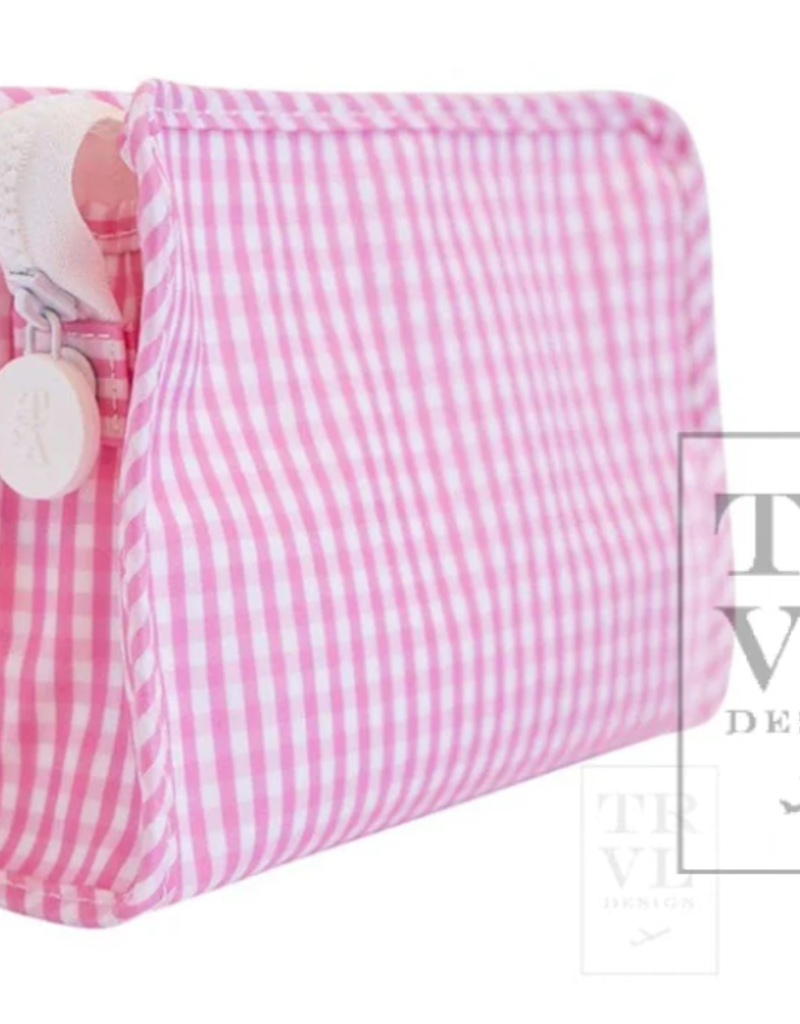 TRVL Roadie Small - Gingham Pink