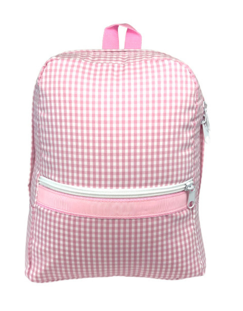 Oh Mint Medium Backpack  Pink Gingham