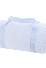 Oh Mint Medium Duffel Baby Blue Seersucker