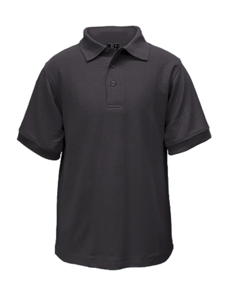 K-12 S/S Youth Knit Polo