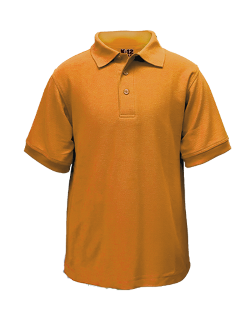 K-12 S/S Youth Knit Polo