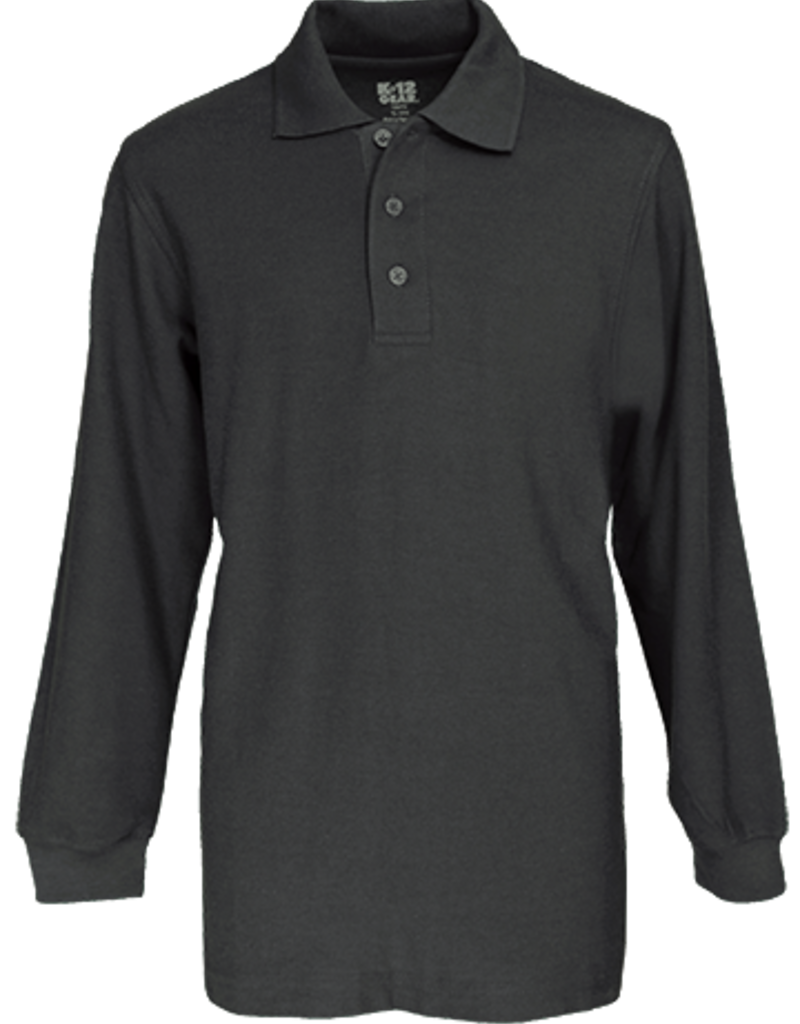 K-12 L/S Youth Knit Polo