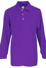 K-12 L/S Youth Knit Polo