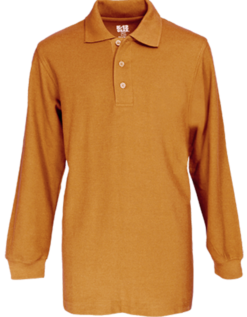 K-12 L/S Youth Knit Polo