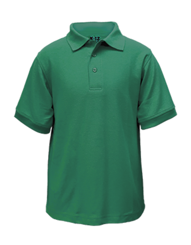 K-12 S/S Adult Knit Polo