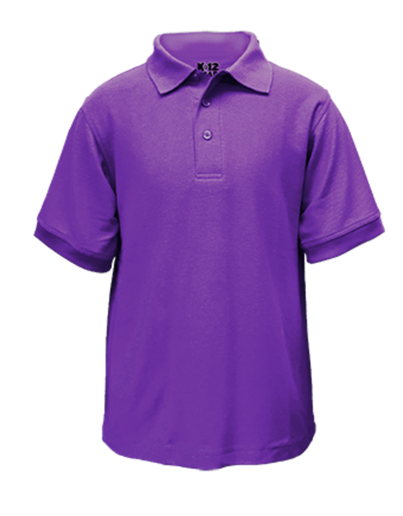 K-12 S/S Adult Knit Polo