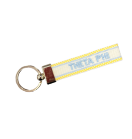 The Old School Sorority Embroidered Keychain