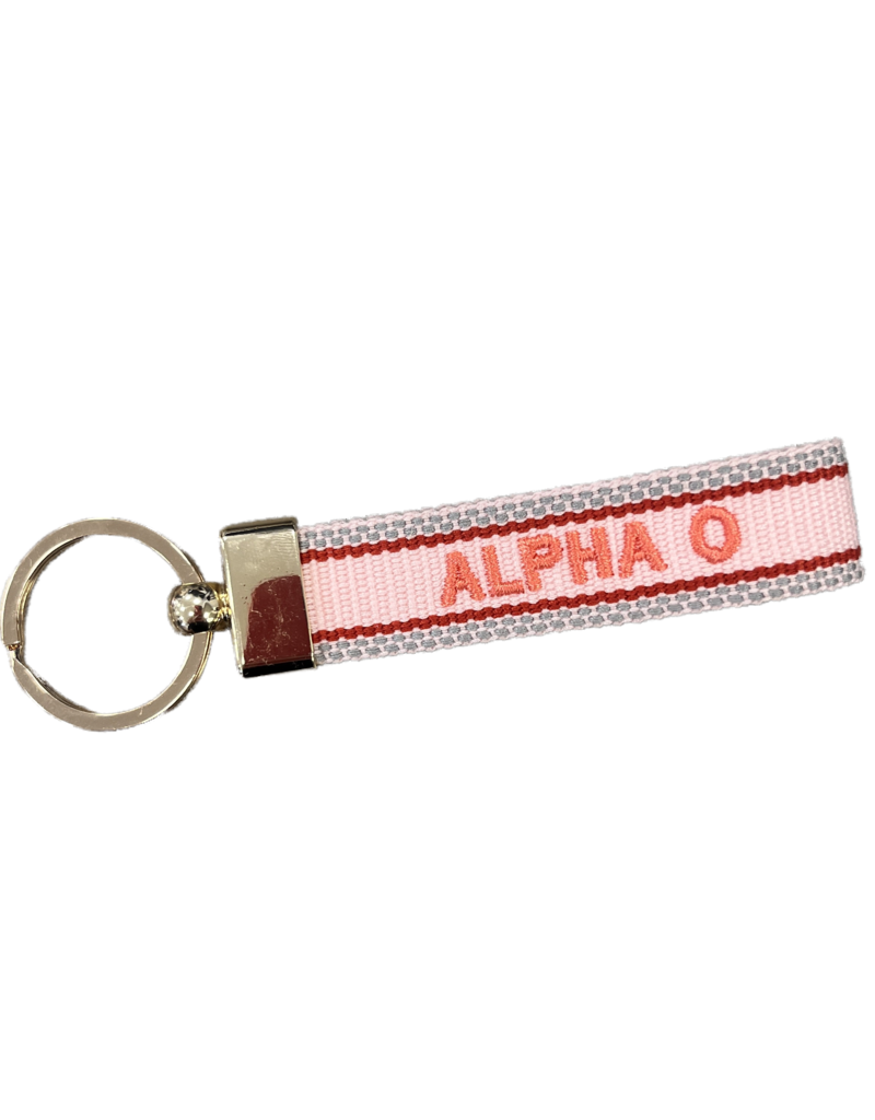 The Old School Sorority Embroidered Keychain