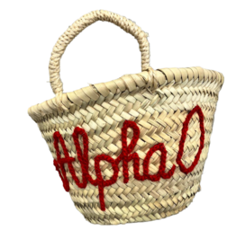 The Old School Sorority Straw Basket