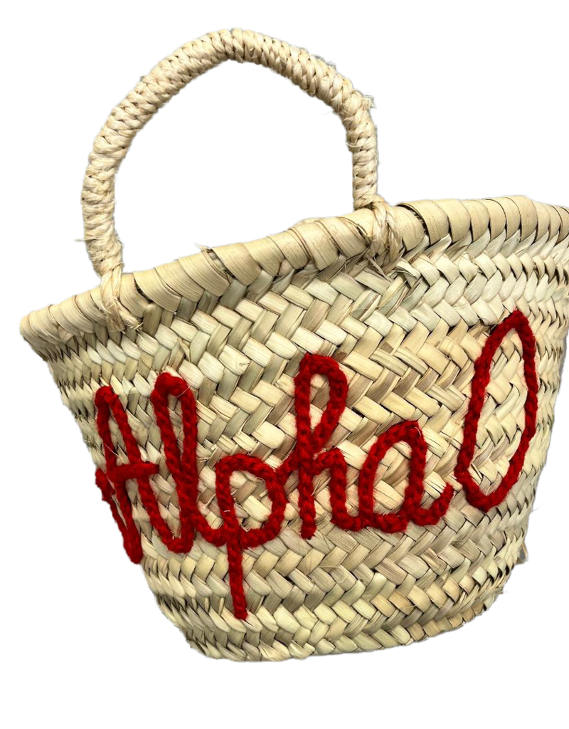The Old School Sorority Straw Basket
