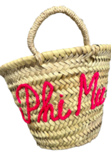 The Old School Sorority Straw Basket
