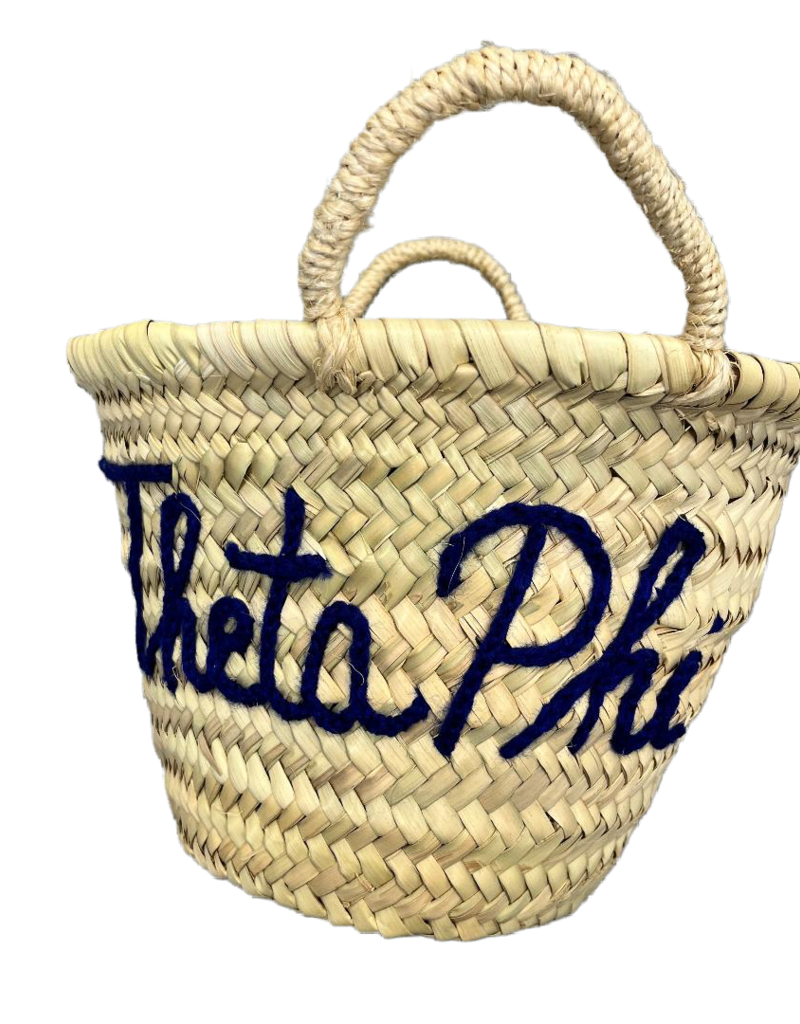 The Old School Sorority Straw Basket