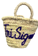 The Old School Sorority Straw Basket