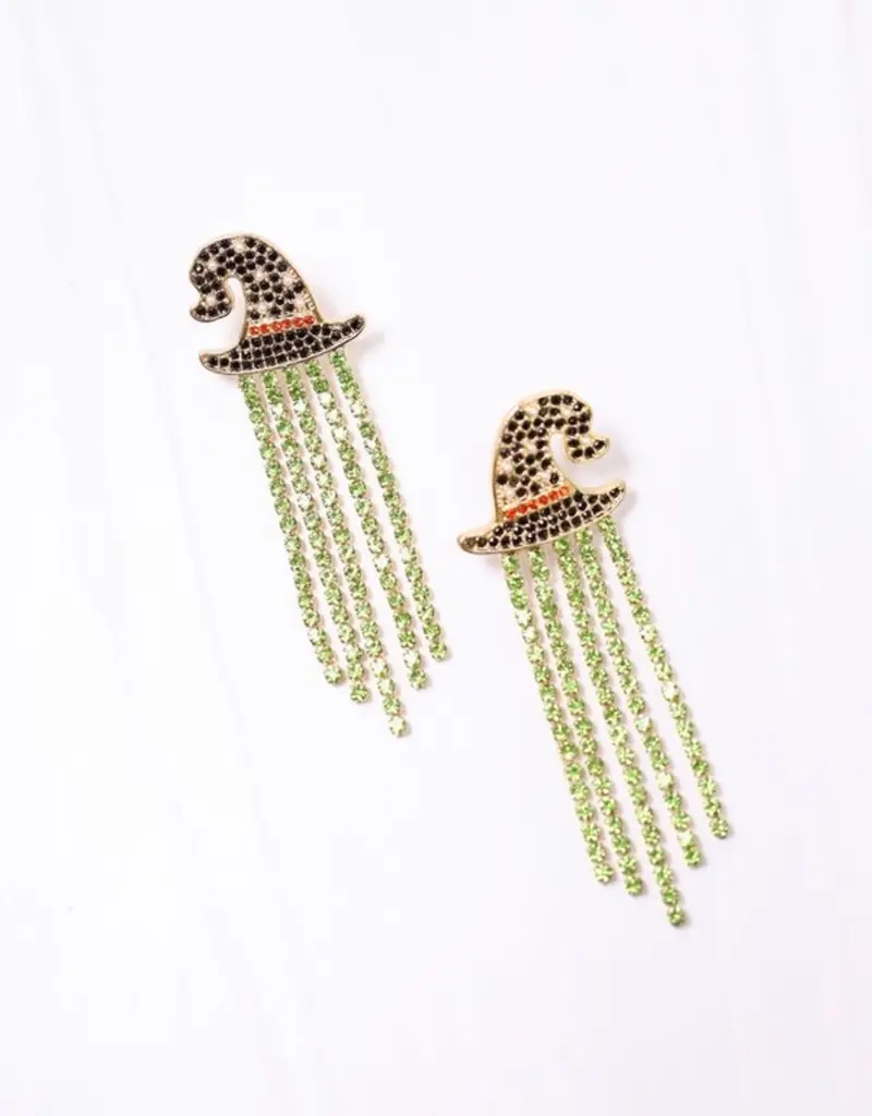 Caroline Hill Witching Around Cz Fringe Earring