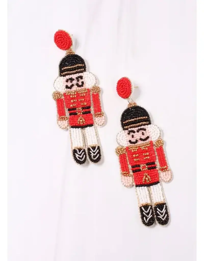 Caroline Hill Nutcracker Suite Earring Red