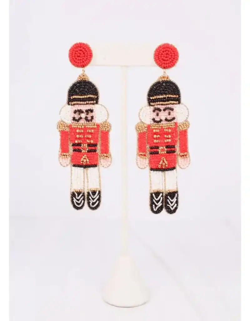 Caroline Hill Nutcracker Suite Earring Red