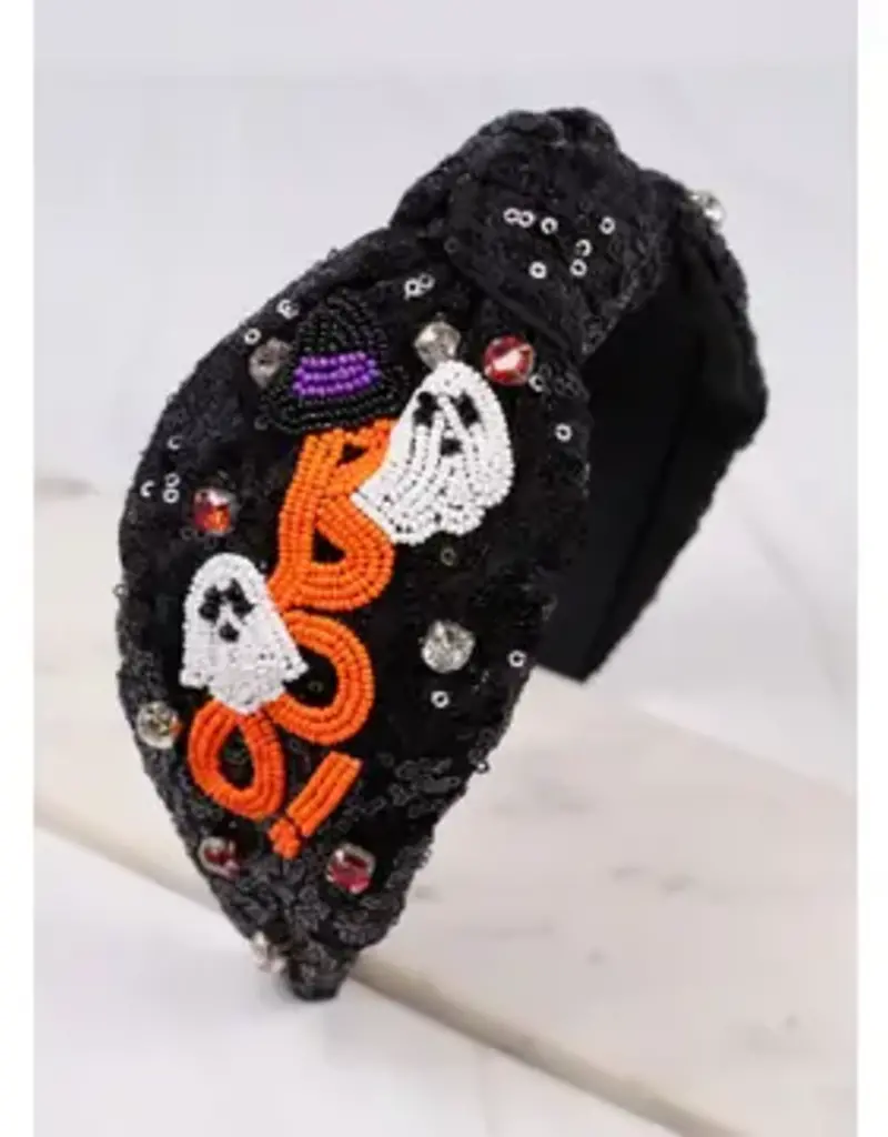 Caroline Hill Boo Party Sequin Headband